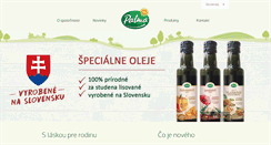 Desktop Screenshot of palma.sk